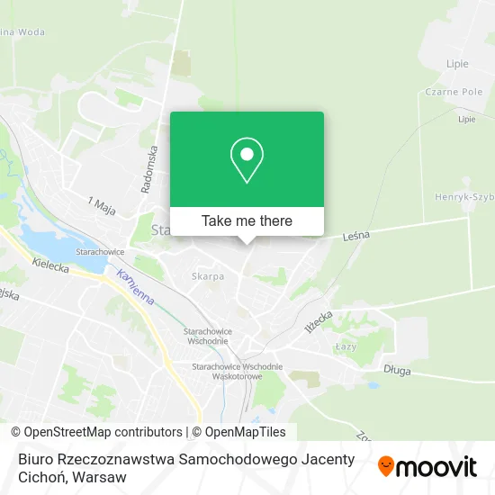 Карта Biuro Rzeczoznawstwa Samochodowego Jacenty Cichoń