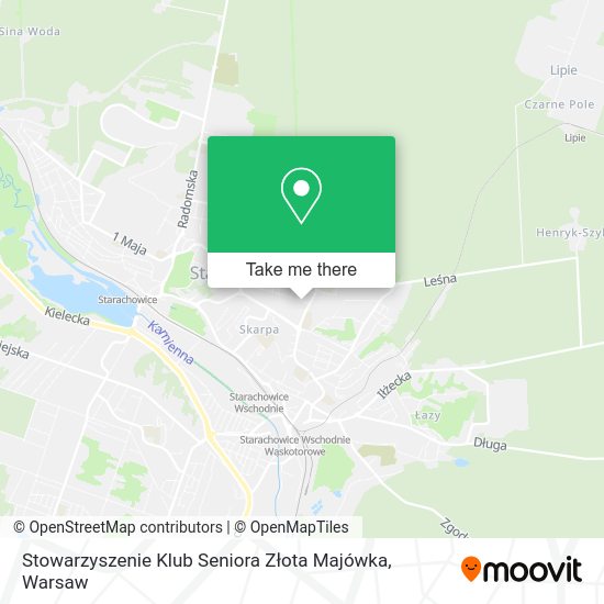 Stowarzyszenie Klub Seniora Złota Majówka map