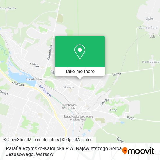 Parafia Rzymsko-Katolicka P.W. Najświętszego Serca Jezusowego map