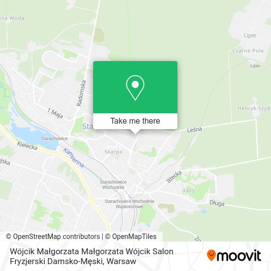 Wójcik Małgorzata Małgorzata Wójcik Salon Fryzjerski Damsko-Męski map