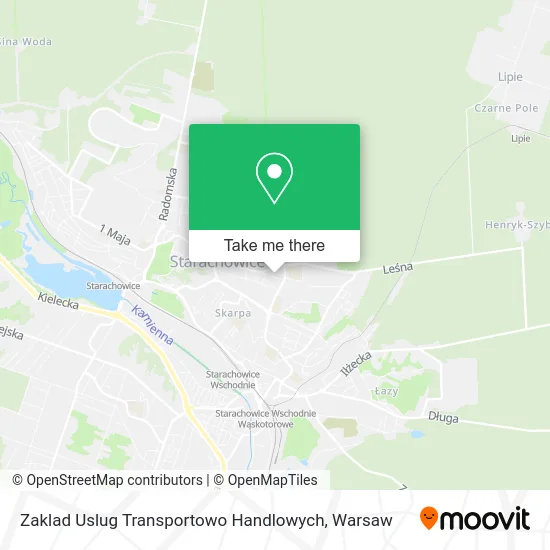 Карта Zaklad Uslug Transportowo Handlowych