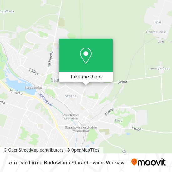 Tom-Dan Firma Budowlana Starachowice map