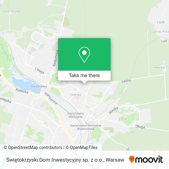 Świętokrzyski Dom Inwestycyjny sp. z o.o. map