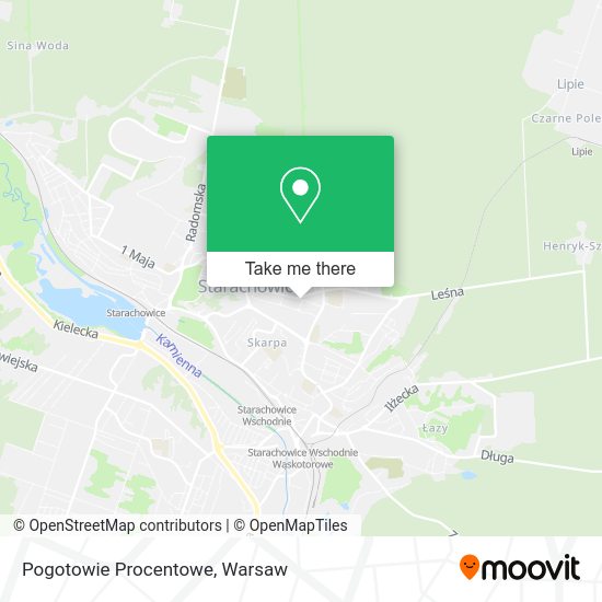 Pogotowie Procentowe map