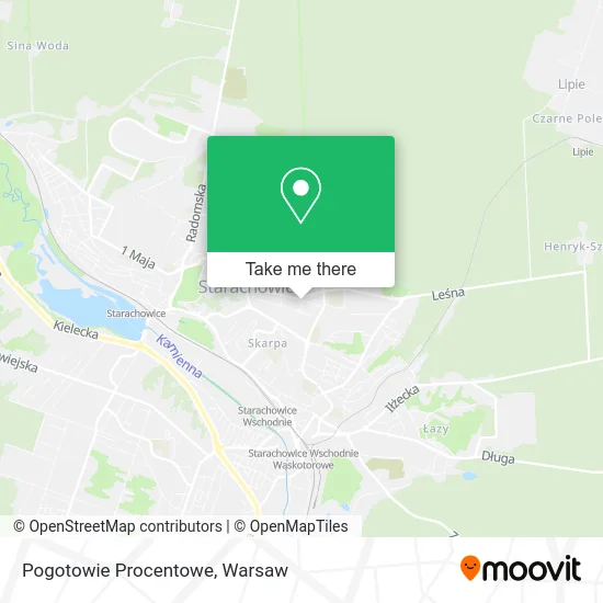 Карта Pogotowie Procentowe