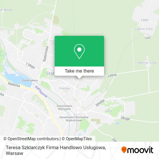 Teresa Szklarczyk Firma Handlowo Usługowa map