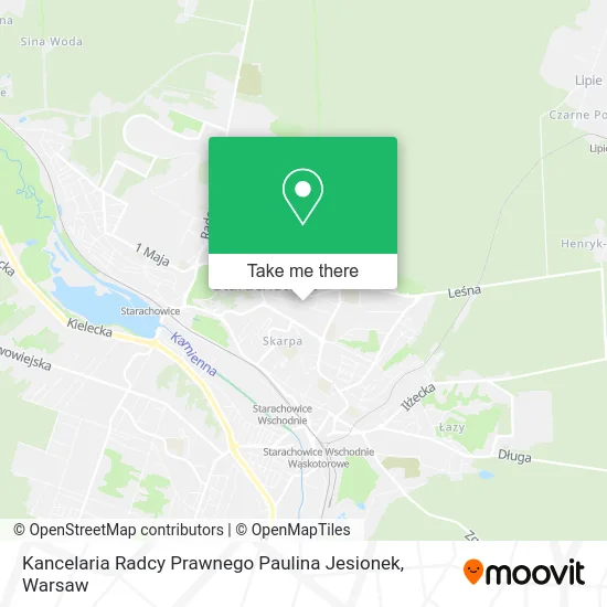 Карта Kancelaria Radcy Prawnego Paulina Jesionek