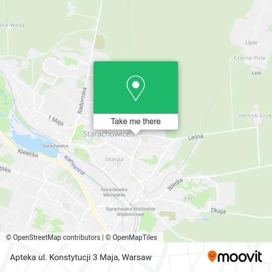 Apteka ul. Konstytucji 3 Maja map