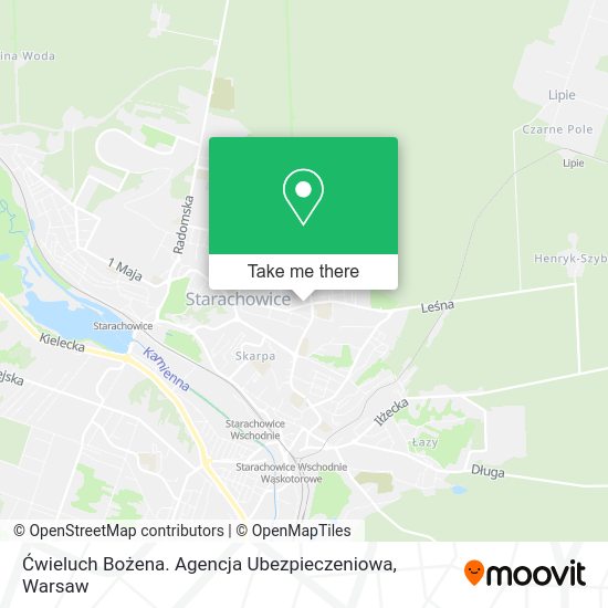 Ćwieluch Bożena. Agencja Ubezpieczeniowa map