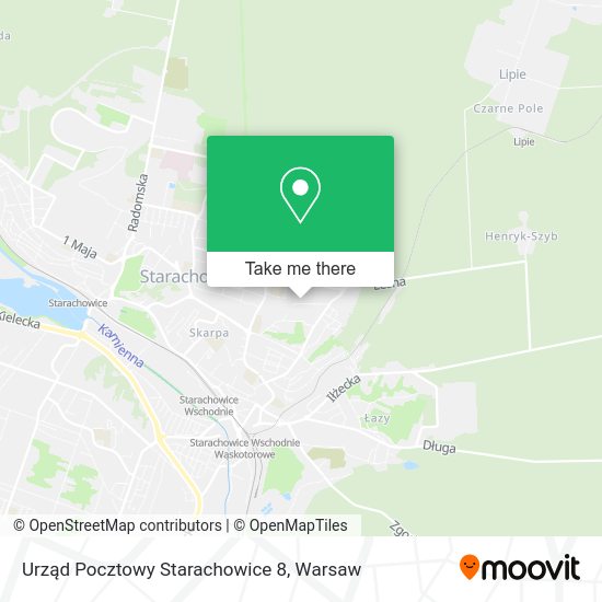 Urząd Pocztowy Starachowice 8 map