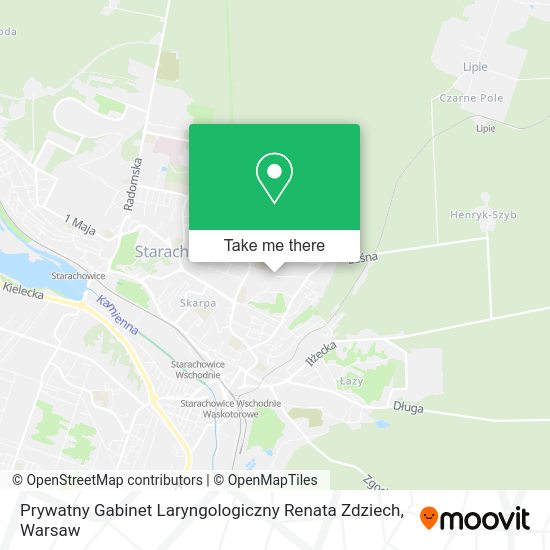 Prywatny Gabinet Laryngologiczny Renata Zdziech map