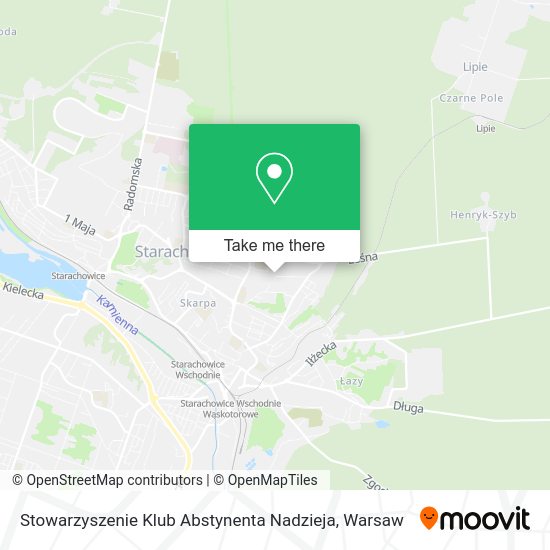 Stowarzyszenie Klub Abstynenta Nadzieja map