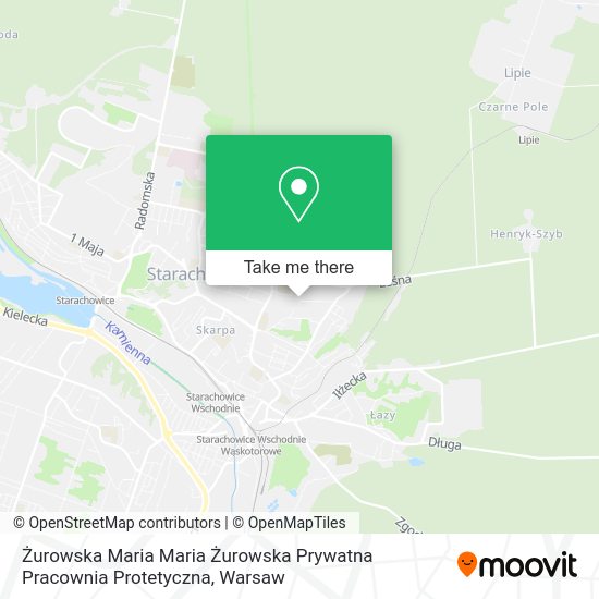 Żurowska Maria Maria Żurowska Prywatna Pracownia Protetyczna map