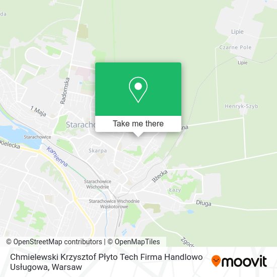 Chmielewski Krzysztof Płyto Tech Firma Handlowo Usługowa map