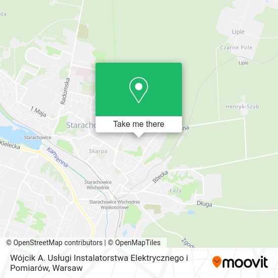 Wójcik A. Usługi Instalatorstwa Elektrycznego i Pomiarów map