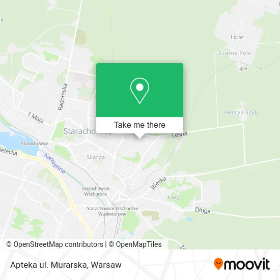 Карта Apteka ul. Murarska