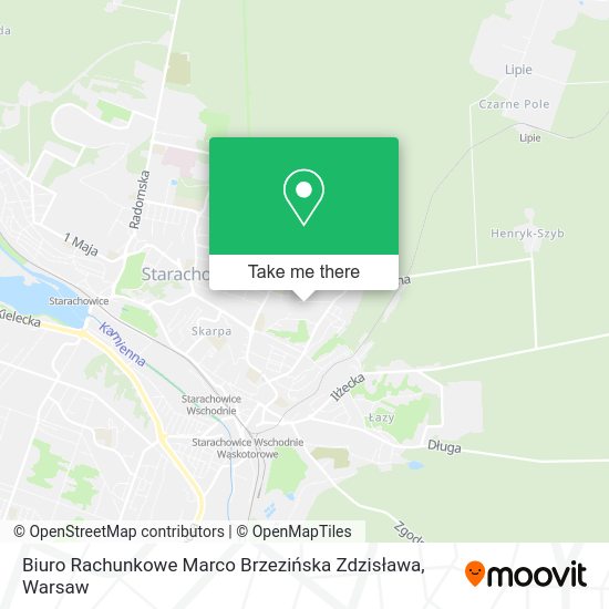 Biuro Rachunkowe Marco Brzezińska Zdzisława map