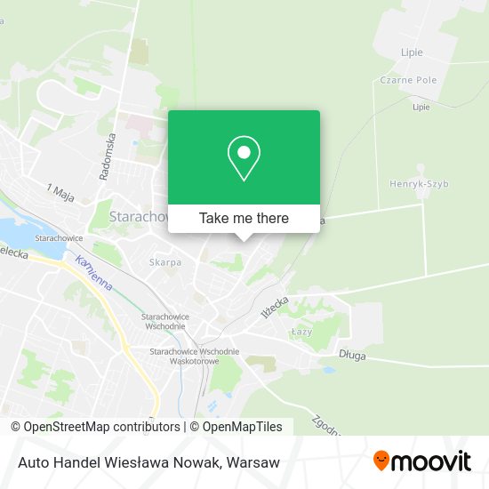 Auto Handel Wiesława Nowak map