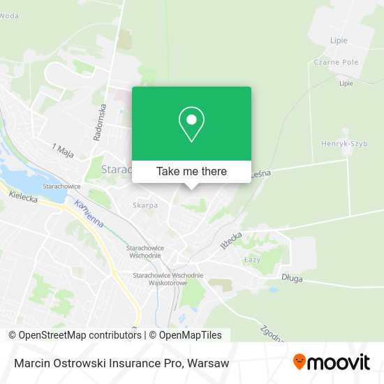 Marcin Ostrowski Insurance Pro map