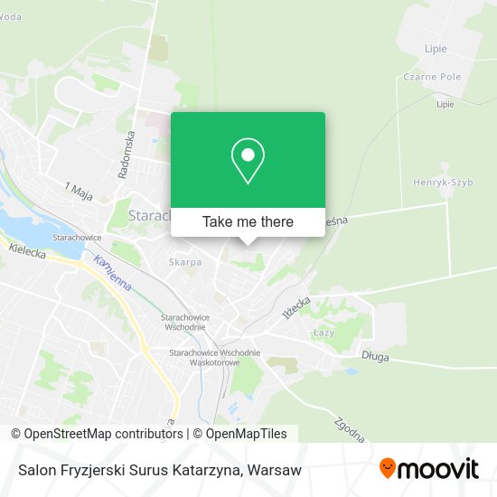 Карта Salon Fryzjerski Surus Katarzyna