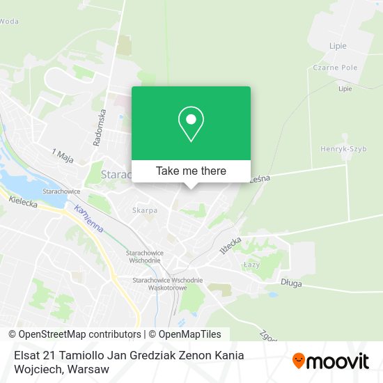 Elsat 21 Tamiollo Jan Gredziak Zenon Kania Wojciech map