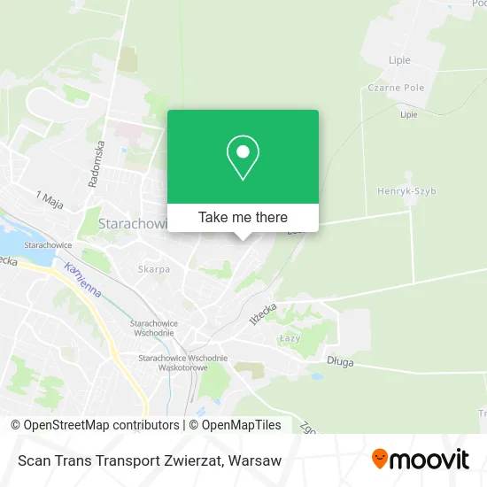 Карта Scan Trans Transport Zwierzat