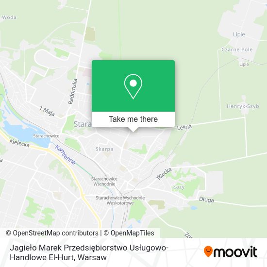 Jagieło Marek Przedsiębiorstwo Usługowo-Handlowe El-Hurt map