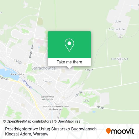 Przedsiębiorstwo Usług Ślusarsko Budowlanych Kleczaj Adam map