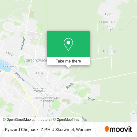 Ryszard Chojnacki Z.P.H.U Skrawmet map