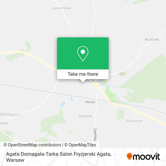 Agata Domagała-Tarka Salon Fryzjerski Agata map