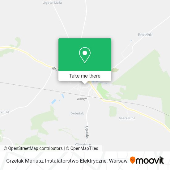 Grzelak Mariusz Instalatorstwo Elektryczne map