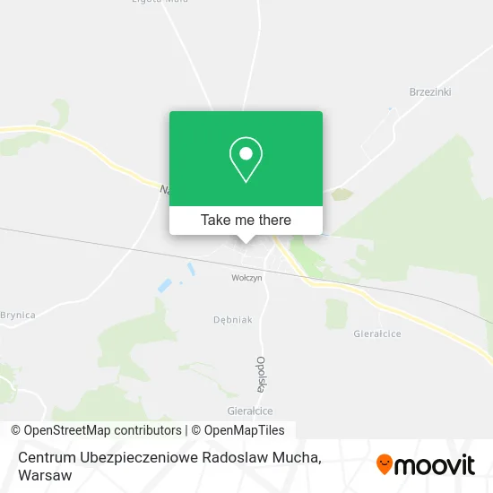 Карта Centrum Ubezpieczeniowe Radoslaw Mucha