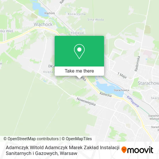 Карта Adamczyk Witold Adamczyk Marek Zakład Instalacji Sanitarnych i Gazowych