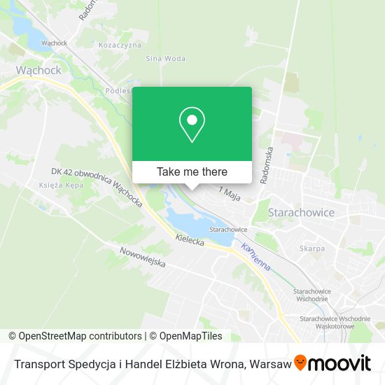 Transport Spedycja i Handel Elżbieta Wrona map