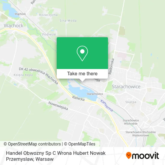 Карта Handel Obwozny Sp C Wrona Hubert Nowak Przemyslaw