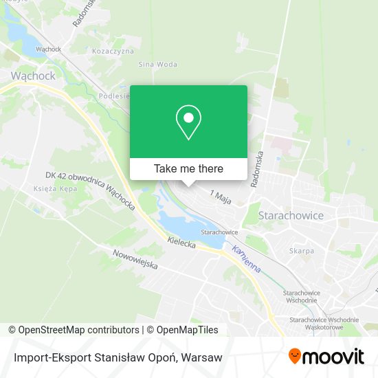 Import-Eksport Stanisław Opoń map