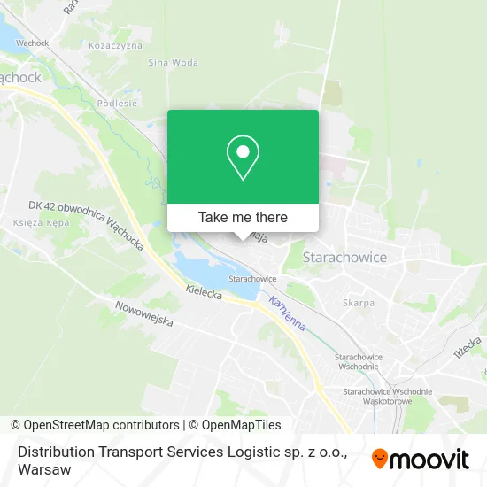 Карта Distribution Transport Services Logistic sp. z o.o.