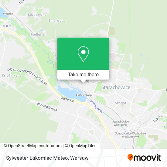 Sylwester Łakomiec Mateo map