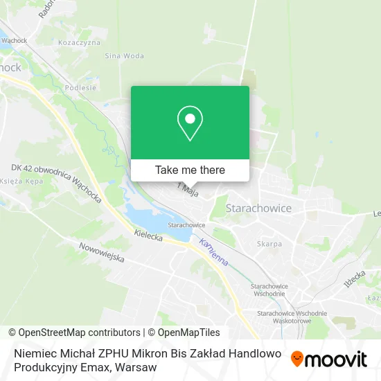 Карта Niemiec Michał ZPHU Mikron Bis Zakład Handlowo Produkcyjny Emax
