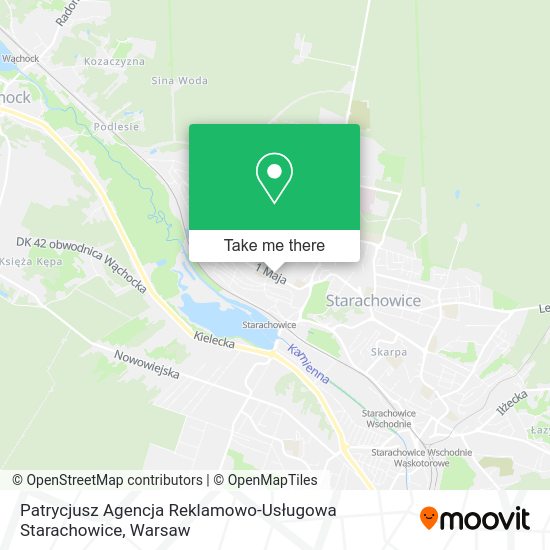 Карта Patrycjusz Agencja Reklamowo-Usługowa Starachowice