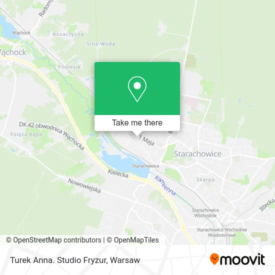 Turek Anna. Studio Fryzur map