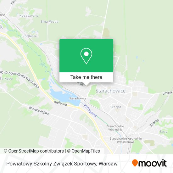 Powiatowy Szkolny Związek Sportowy map