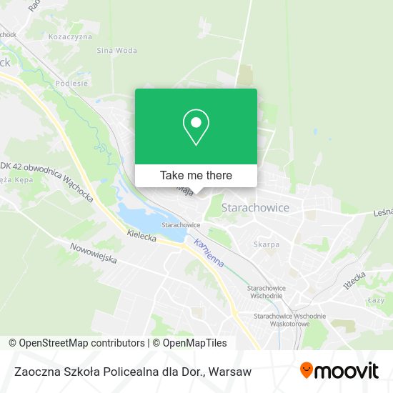 Zaoczna Szkoła Policealna dla Dor. map