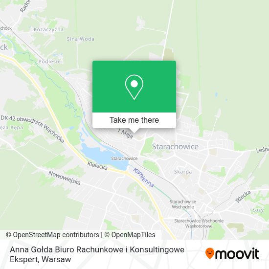 Anna Gołda Biuro Rachunkowe i Konsultingowe Ekspert map