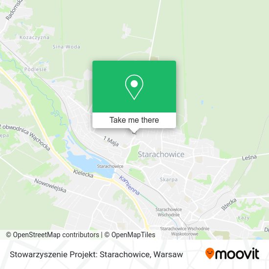 Stowarzyszenie Projekt: Starachowice map