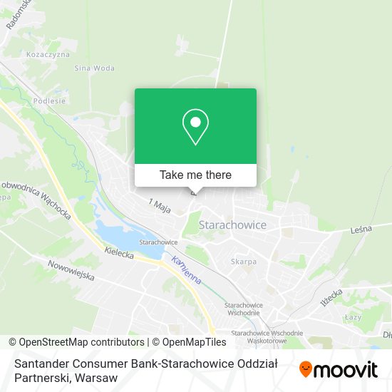 Santander Consumer Bank-Starachowice Oddział Partnerski map