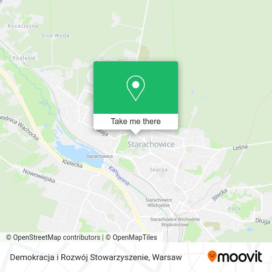 Demokracja i Rozwój Stowarzyszenie map