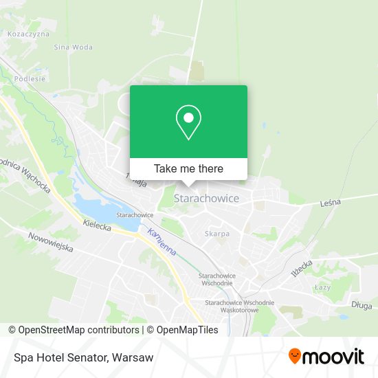 Spa Hotel Senator map