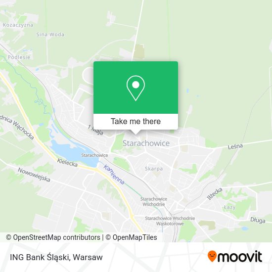 ING Bank Śląski map