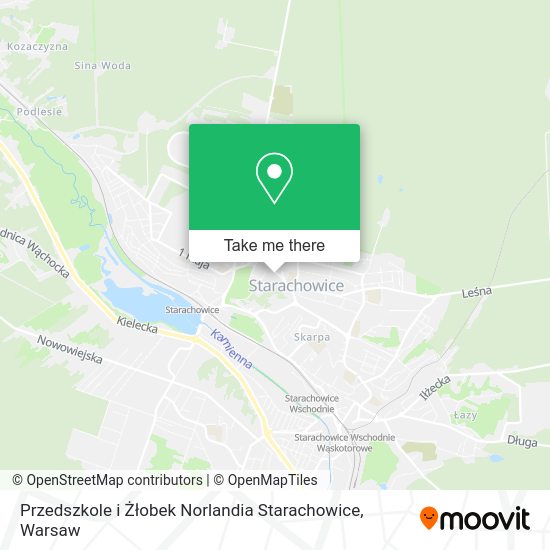 Przedszkole i Żłobek Norlandia Starachowice map